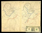 Vintage Battle of Nashville Map Tennessee Dec 15th 1864 General Thomas Gen Hood