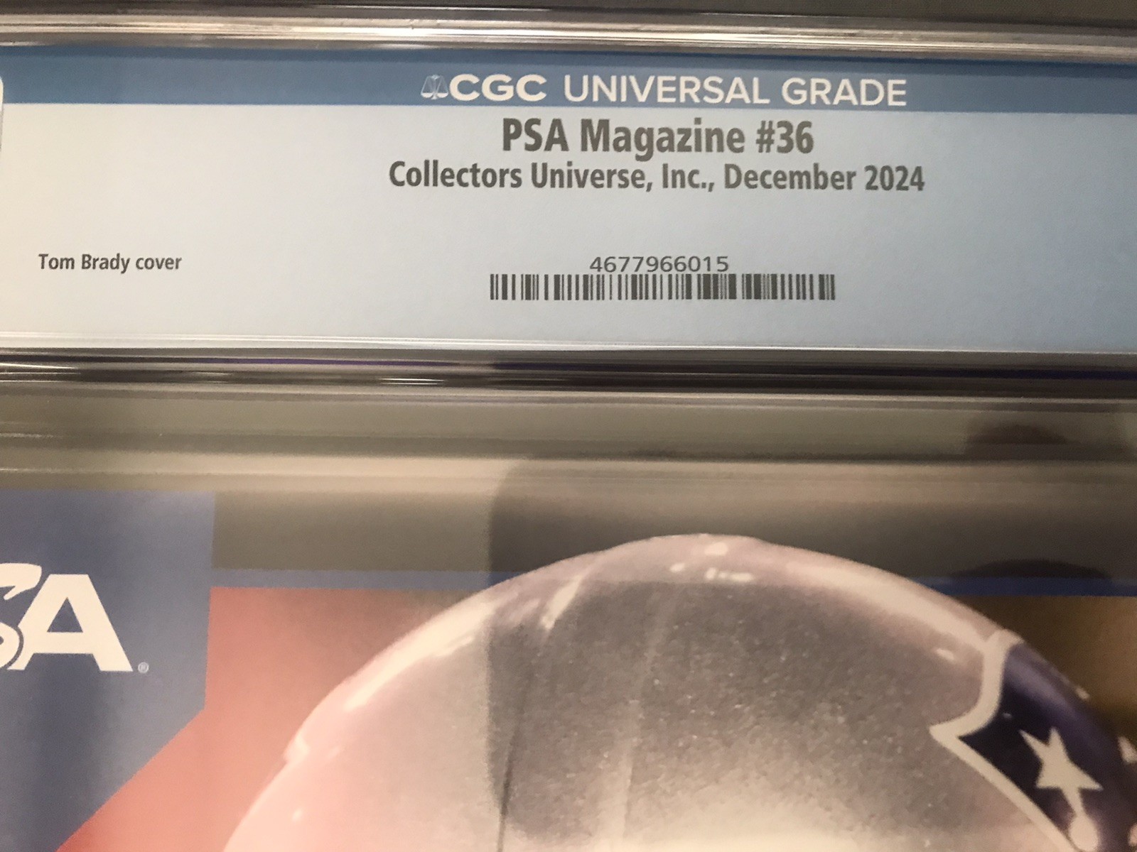 Tom Brady PSA Magazine #36 December 2025 Graded CGC 9.2 New England Patriots HOF view 3