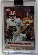 2026 Wild Card Splat Fernando Mendoza RC True 1/1 “Welcome to Las Vegas” SSP