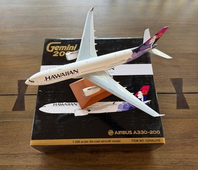 Hawaiian Airlines Airbus A330-200 N382HA GeminiJets G2HAL516 Scale 1:200 RARE