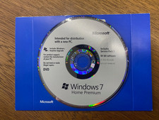 Microsoft Windows 7 Home Premium OEM 64-Bit Software Disc - NO Code / Key