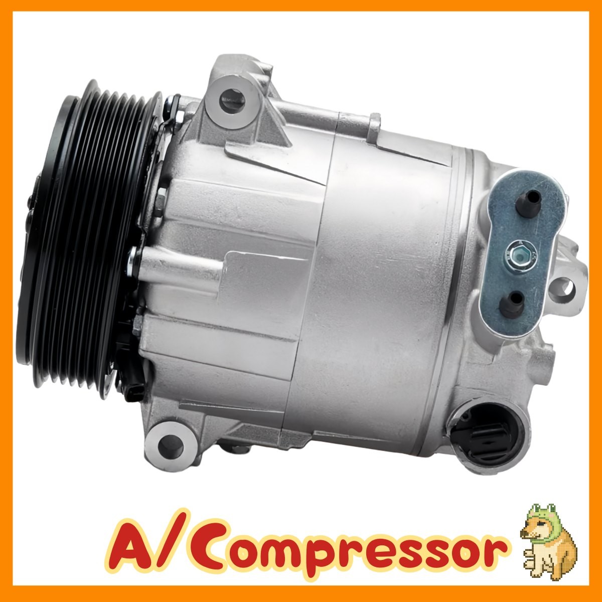 A/C Compressor with Clutch for Maserati Ghibli 2014 2015-2019 V6 3.0L 35232024F