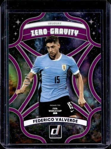 2025-26 Donruss Road to World Cup 26' Federico Valverde Zero Gravity Purple #/99