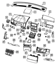 Genuine Mopar Push Pin 1GA24XDVAA
