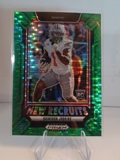 2025 Panini Prizm Draft Picks - Quinshon Judkins New Recruits Green Laser /49 Rc