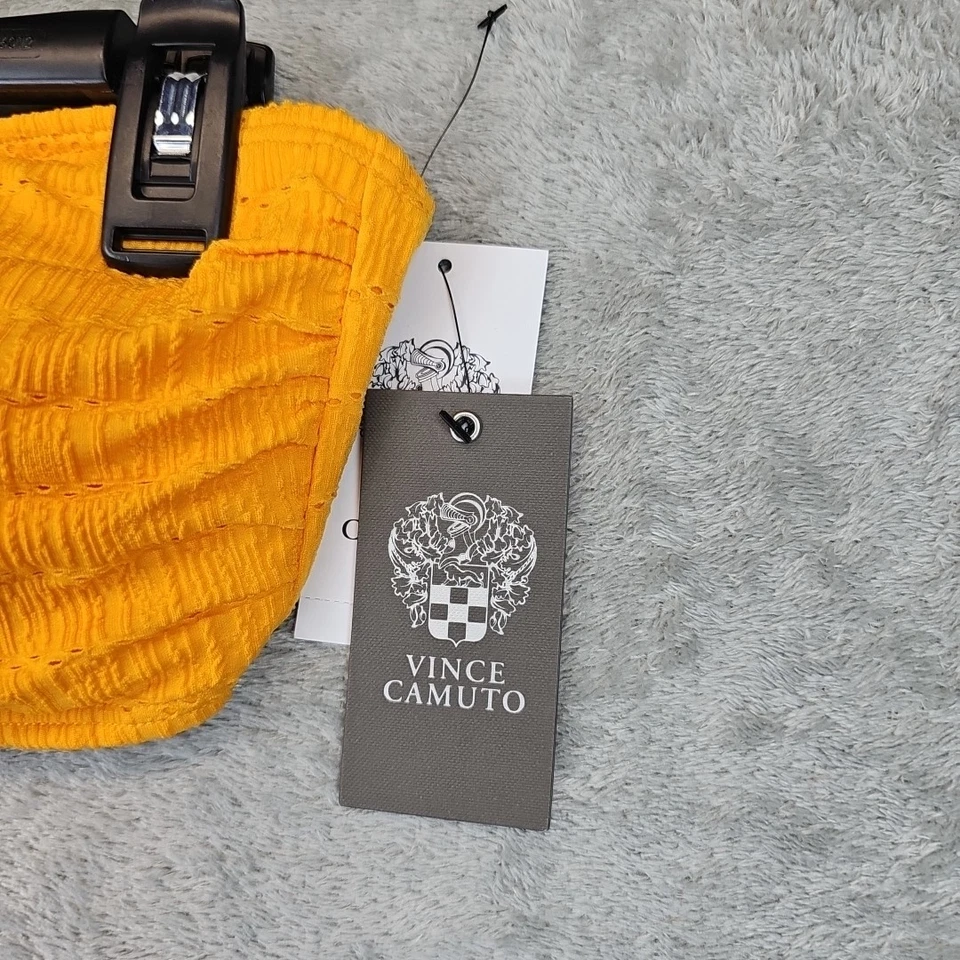 Top de bikini Vince Camuto bandeau para mujer talla L mango desmontable push up tazas natación Foto 4 de 4