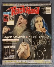 ARCH ENEMY (ALISSA WHITE-GLUZ) SIGNED Rock hard Germany Magazine