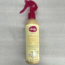 Ology Sunscreen Spray Lotion SPF 50 Broad Spectrum No Fragrance 8 fl oz