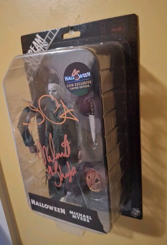 MICHAEL MYERS Figure Scream Greats H45 Con TOTS Studios Signed Carpenter Castle - Picture 3 of 12
