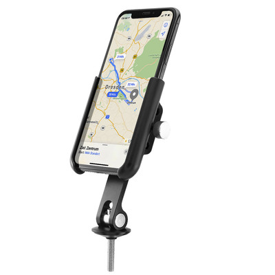 Fahrrad Halterung Lenkervorbau Vorbau e-Bike Halter f. Smartphone Handy Navi Alu