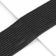 2x4mm Rondelle Smooth Black Obsidian Beads, Sku U1961