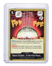 Never Existed... in the First Place. OP13-098 Carrying On His Will One Piece NM