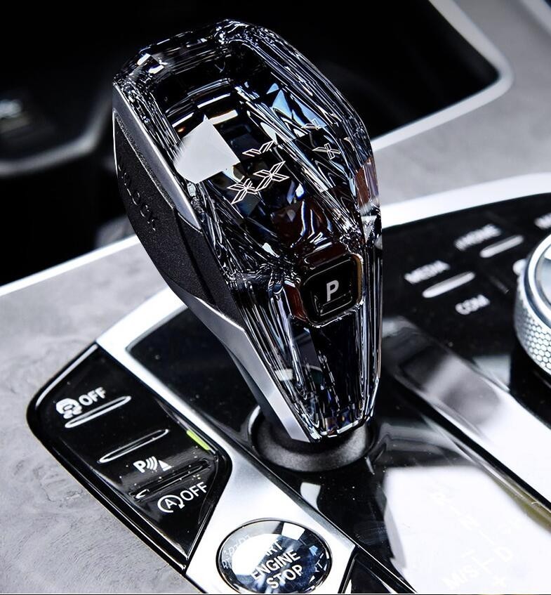 4PCS Crystal Gear Shifter Knob Set For BMW X5 X3 X4 X6 X7 G02 G05 G06 G07 2022+