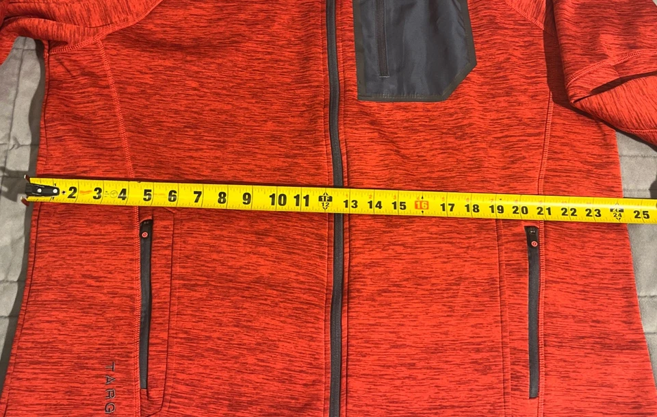 Chaqueta Target Employee Para Hombres Talla XL Cremallera Completa Rojo Pullover Logotipos Hechizos Trabajo Foto 4 de 4