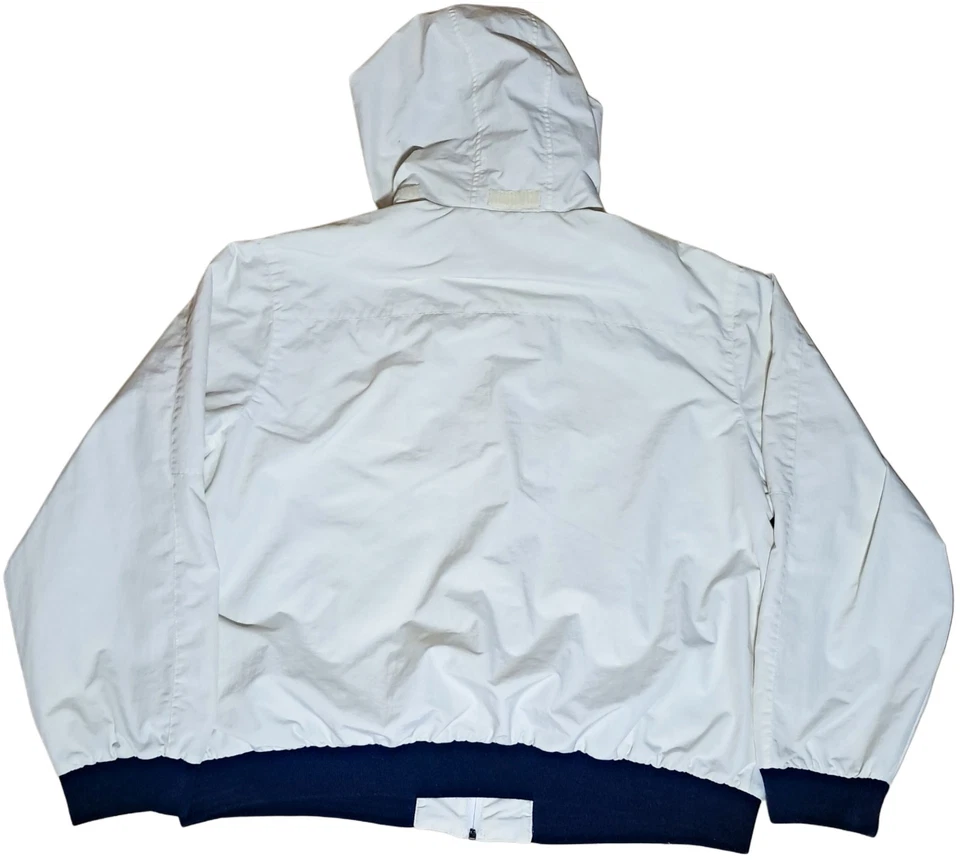 Tommy Hilfiger Hombre Chaqueta Regata Resistente al Agua Con Capucha Blanca L Foto 2 de 4