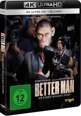 Better Man - Die Robbie Williams Story (4K Ultra HD + Blu-ray) - NEU & OVP