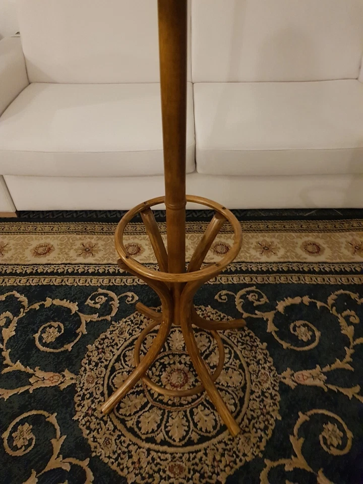 New hat and coat wood hanger rack stand antique style suspender peg - Image 4 of 4