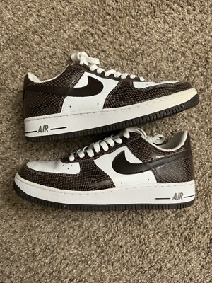 100% Authentic Used Nike Air Force Size Snakeskin Baroque