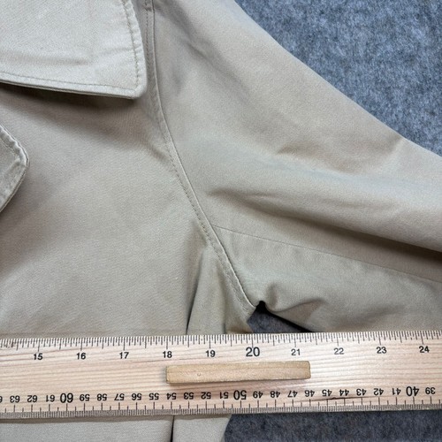 Ralph Lauren Denim & Supply Jacket Womens XL Cream 100 % Cotton Belt Trench Coat - Picture 2 of 17