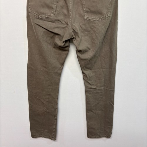 Taylor Stitch Men Democratic Jeans Size 33 Brown Denim D004 -20 - Picture 20 of 21