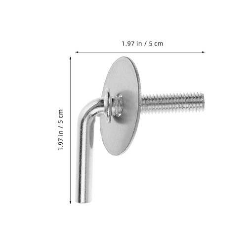 2 Pcs Electric Fan Base Screws Computer Hardware Door Covers Decorative - Afbeelding 4 van 12
