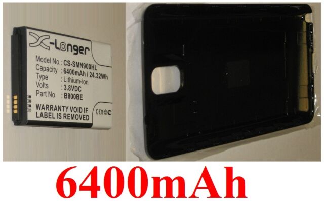 Black case + 6400mAh battery type B800BC B800BE for Samsung Galaxy Note 3- Black case + 6400mAh battery type B800BC B800BE for Samsung Galaxy Note 3-