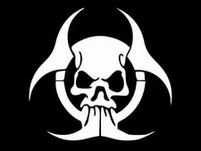 BIOHAZARD ZOMBIE APOCALYPSE Vinyl Decal Car Sticker Wall Truck CHOOSE SIZE COLOR