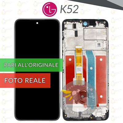 DISPLAY LG K22 PLUS LCD TOUCH SCREEN FRAME SCHERMO VETRO RICAMBIO PARI ORIGINALE - Foto 5