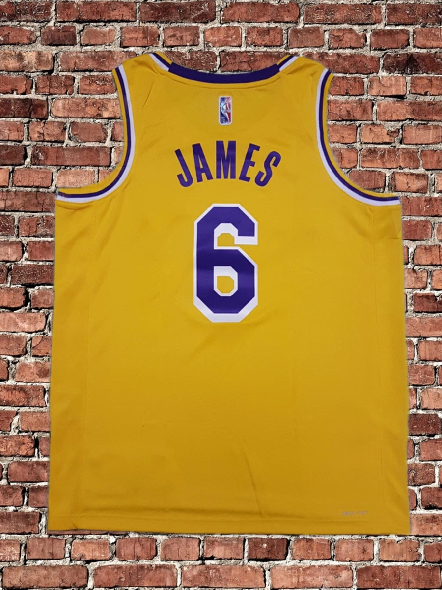 Infant Nike LeBron James Gold Los Angeles Lakers Swingman Player Jersey - Icon Edition