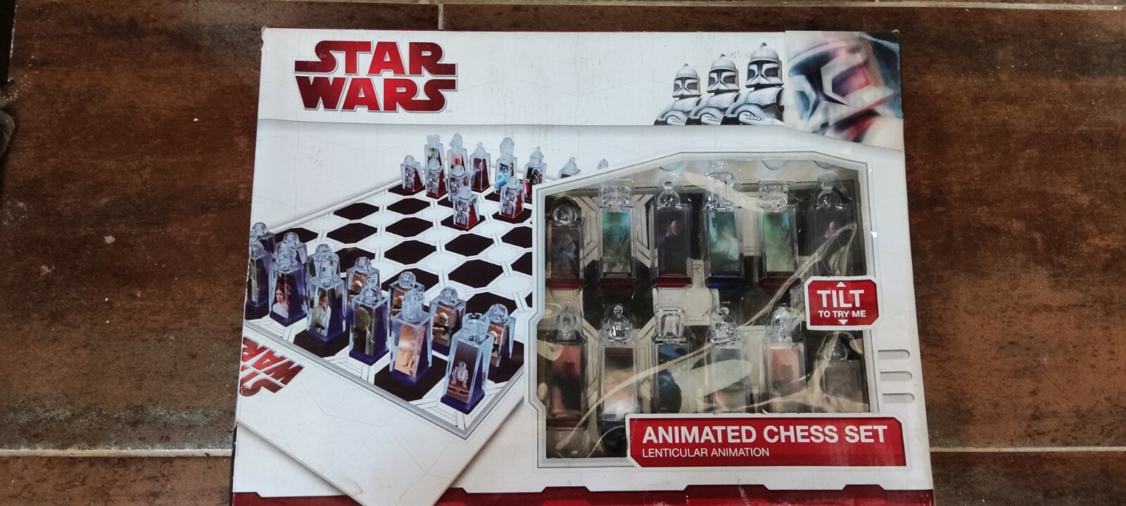 Jeu d'échecs Star Wars collector 2009 avec effets 3D sous emballage d'origine scellé