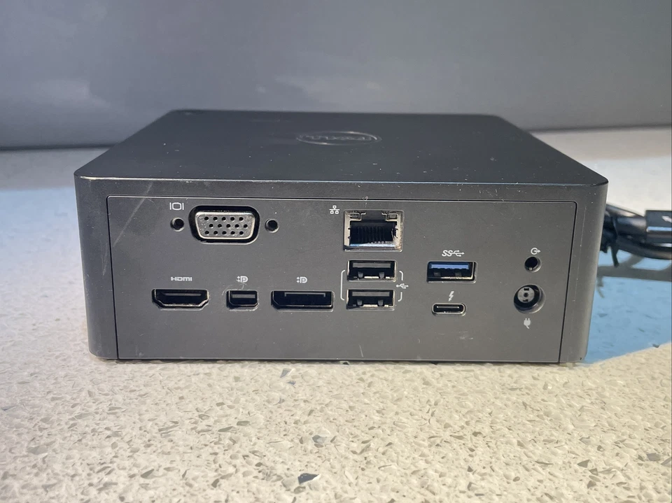 Estación de acoplamiento Dell K16A USB-C Thunderbolt 3 Dock TB16 4K HDMI DP Mini DP sin PS Foto 4 de 4