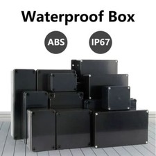 ABS Plastic Black Box Waterproof Electronic Project Case  Housing