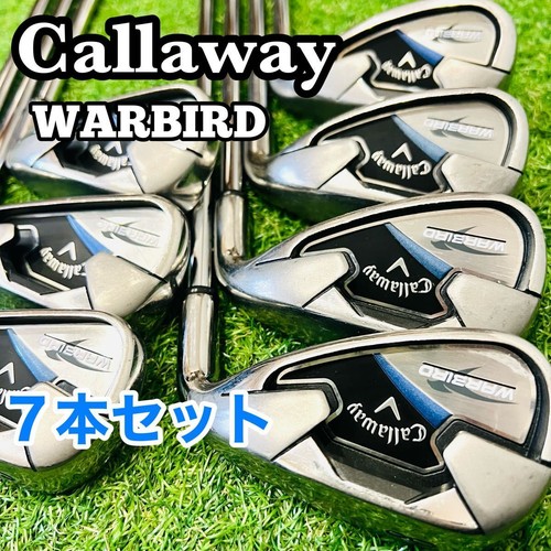 Set Ferri Callaway WARBIRD 7 Pezzi (5-PW, SW) – Acciaio Flessibile Uniflex, Destri, Usati
