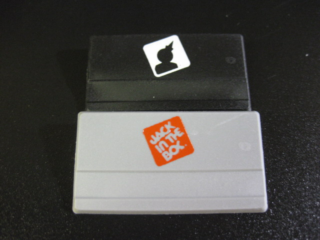 JACK IN THE BOX * Employee Uniform Name Badges * (2) diff. Vintage logos!