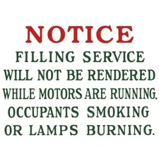 Sinclair Oil No Smoking While Fueling NEW Metal Sign 40" Square USA STEEL