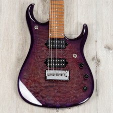 Ernie Ball Music Man Jp15 John Petrucci 7-string Guitar, Purple Nebula Quilt Top
