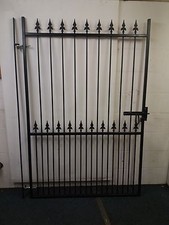 METAL GATE, SIDE GATE, PEDESTRIAN GATE, GATE, DOOR, IRON GRILL GATE