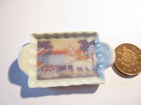 Dolls House Miniature Tray Thailand Scene Design Dolls House Miniature Tray Thailand Scene Design