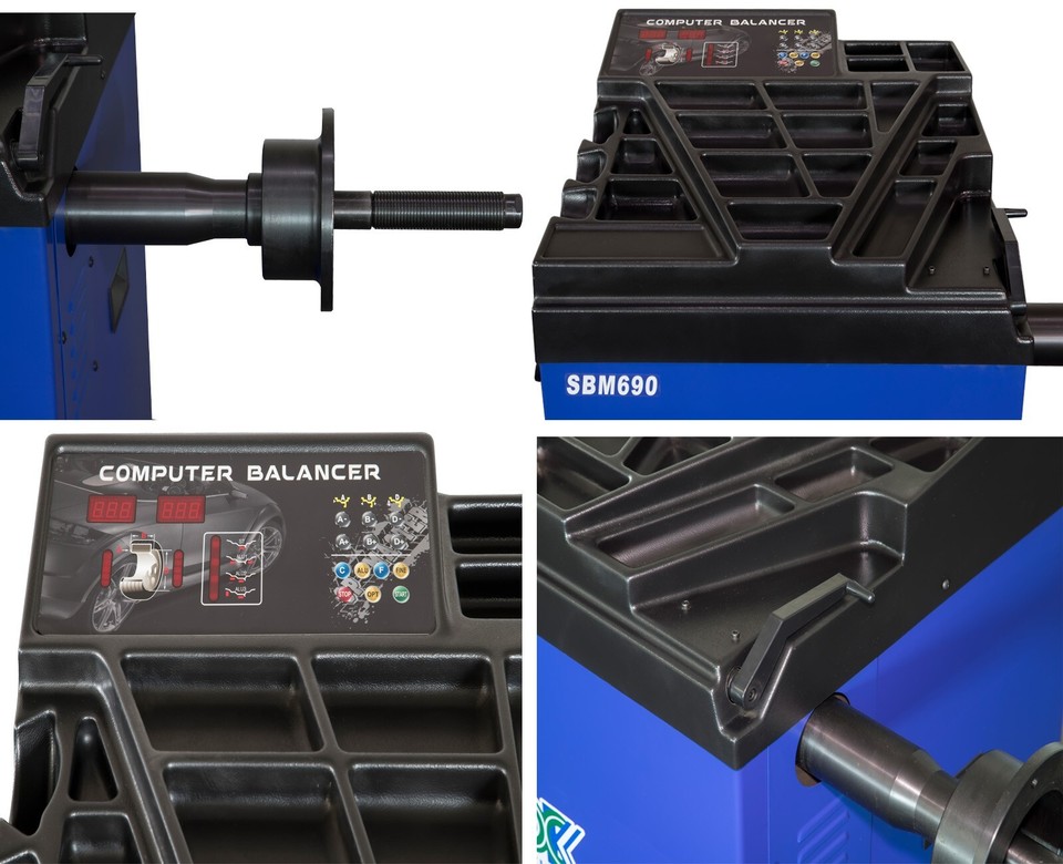 XK Tire Changer Wheel Balancer Combo with 24 Rim Clamp Repair Tool 988