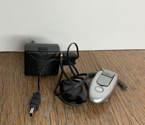 Motorola H500 Bluetooth Wireless Headset Grey Earpiece With Charger Tested Works - Picture 1 of 2