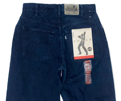 Levi's SILVERTAB Denim Jeans VTG Dark Indigo Blue Wash LOOSE Fit Mens NWT 29x32
