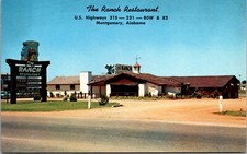 Postcard The Ranch Restaurant in Montgomery, ...
