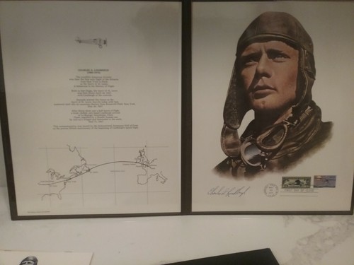 Charles A. Lindbergh 1977 Commemorative Stamp Collections First Day Fleetwood - Picture 5 of 8