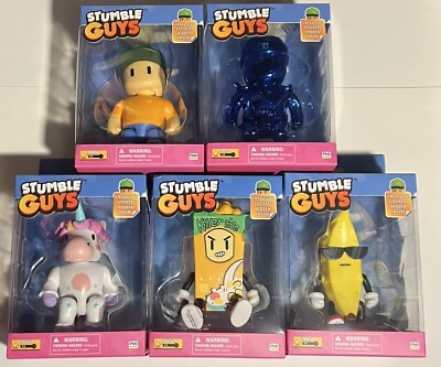 Stumble Guys 4.5  Action Figures In Window Box 2024 Set Lot Of FIVE/NEW/VHTF