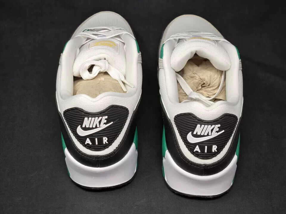 Nike Air Max 90 Mens Sizes Shoes White Green Black Gold Nike Air Max 90 Mens Sizes Shoes White Green Black Gold