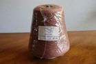 1.12 lbs Americana 8/3 Cotton Cone Yarn Country Brown Machine Hand Knitting