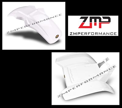HONDA ATC200X ATC 200X 86 - 87 WHITE PLASTIC FRONT AND REAR FENDER SET