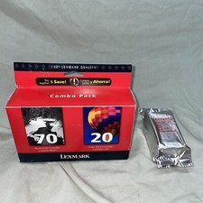 Lexmark 70 Black and 20 Color Print Cartridges Combo Pack Plus Extra Color