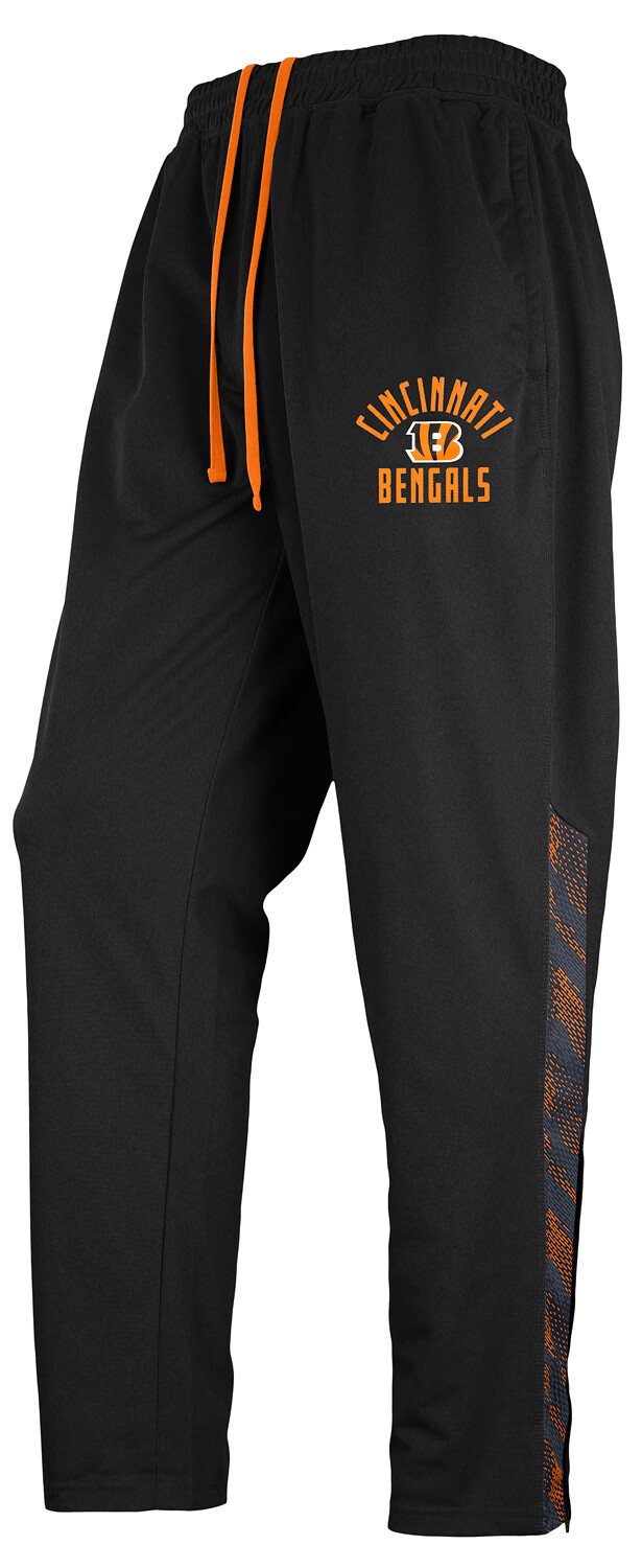 Мужские спортивные брюки из жаккарда Zubaz NFL Cincinnati Bengals Viper Accent с завышенной талией