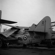 Négatifs 6 x 6 N&B de l'avion anti-sous-marin "Gannet" sur HMS "Ark Royal"